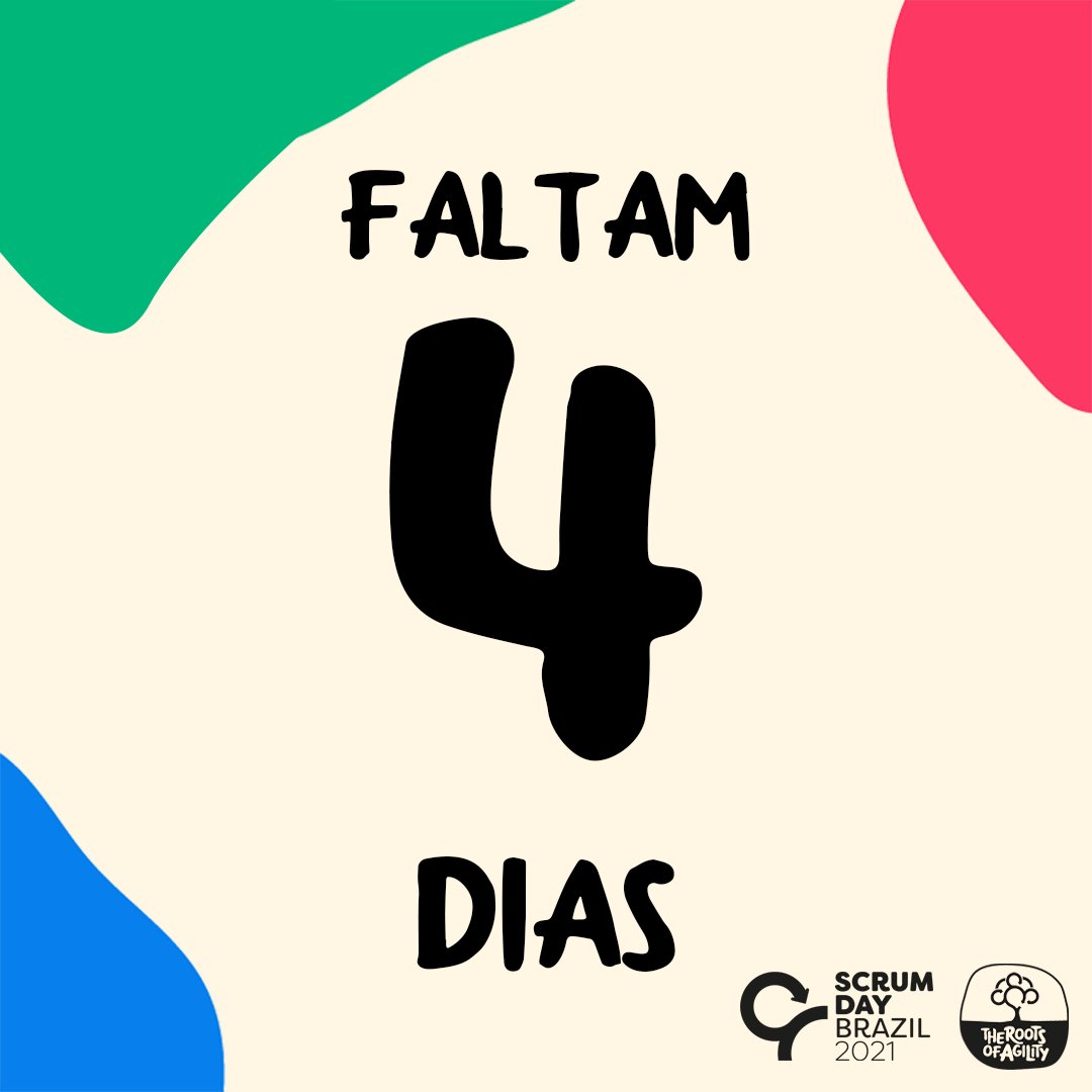 scrumdaybr's tweet photo. FALTAM EXATAMENTE 4 DIAS PARA SCRUM DAY BRAZIL 2021!!!
Confira a nossa programação no site: https://t.co/OgpjuQIjNQ
Inscreva-se AGORA para o Scrum Day Brazil 2021: https://t.co/JRr5rFdDQm
#scrumdaybrazil #scrum #agilidade #tecnologia #mindsetagil https://t.co/RvnXKrKF9d