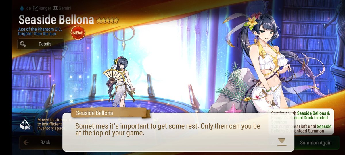KJMajait's tweet photo. Pity Bebellona!! Ugh!!

(Lose my new five star streak.. and it'll never going back I guess)

#epicSeven #Epic7 #E7 SSB!! BEBELLONA!! https://t.co/zTUVONr05n