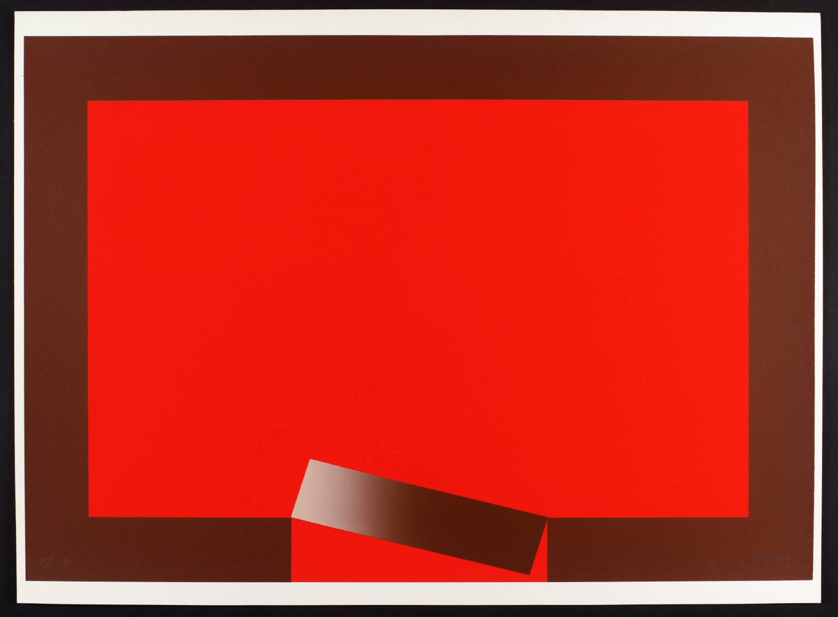 Cecil King, Intrusion - Red, 1974 tate.org.uk/art/artworks/k… #tatemuseum #cecilking