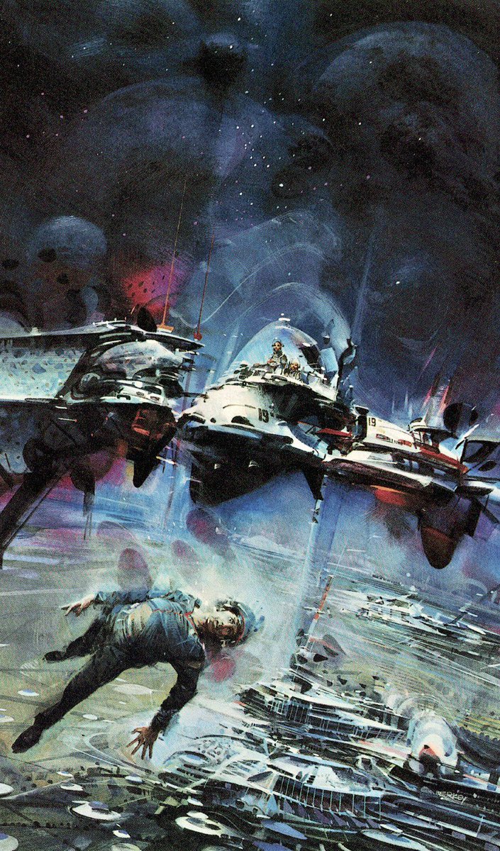 Berkey 1994 John Berkey Science Fiction Ultraworks #60 Space Habitat 