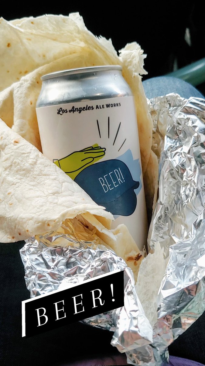GirlsLikeBeer's tweet photo. How I snuck in my latest beer label into a certain local baseball stadium 🤫 #beerito https://t.co/aR8WJjeSzl