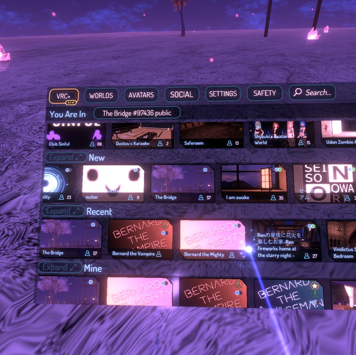 GodnadeVRC's tweet photo. When you make a world in @VRChat just for fun and it gets visited 57 times WOW! #VRchat #VR #unity #creative https://t.co/rGFEsEJ9nm