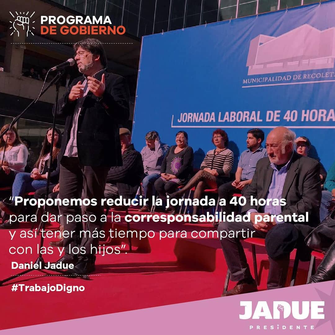 PCZonaSurRM's tweet photo. 📄 [Reforma al trabajo]
✅ Aumento de sueldo mínimo para llegar en 4 años a 567 mil pesos. 
✅ Jornada laboral de 40hrs. Buscar avanzar hacia las 36hrs.
✅ Reconocimiento del trabajo doméstico. 
✅ Garantizar el derecho a huelga y negociación colectiva. 
#TrabajoDigno ahora https://t.co/29RqSbBAeP
