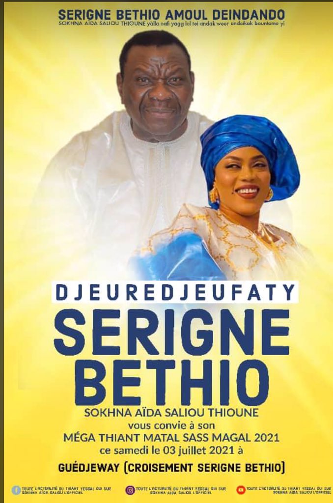 DFawzeyni's tweet photo. 📌Mega Thiant matal sass MAGAL 2021🎉🎉🎊
📍Guediawaye croisement Serigne Bethio 
Dieuredieufaty Serigne Saliou 🙏🏾❤️ https://t.co/4OGUUsKgMm