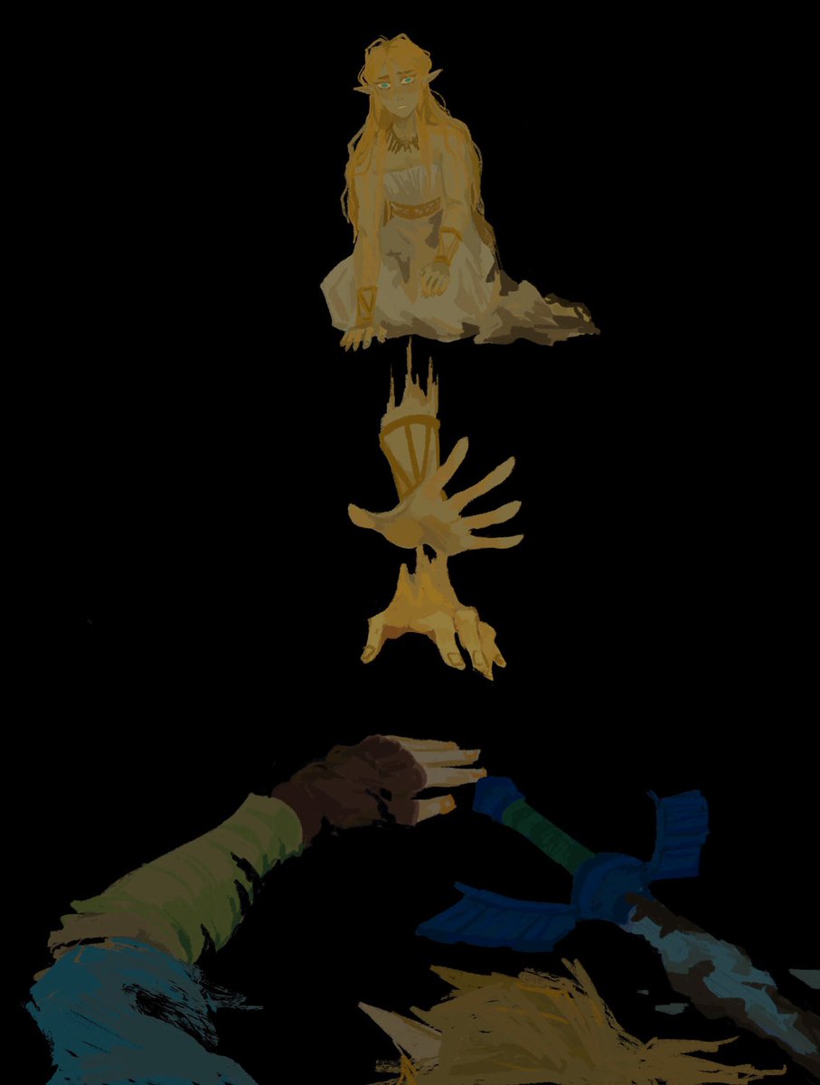 spearmintaii's tweet photo. i wanted to draw a nightmare sequence 

#BOTW https://t.co/hrwA637ye3