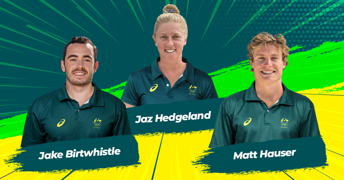 AUS Olympic Team (@ausolympicteam) on Twitter photo Rio Olympians <a href="/AshleighGentle/">Ashleigh Gentle</a> and <a href="/ARoyle90/">Aaron Royle</a> return for their second Games, while <a href="/JakeBirtwhistle/">jake birtwhistle</a>, <a href="/Matt_Hauser/">Matthew Hauser</a>, <a href="/JazzyHedgeland/">Jaz Hedgeland</a> and <a href="/ErJeffcoat/">Emma Jeffcoat</a> will all make their Olympic debut.
👉👉 teama.us/TRITOKYO
#TokyoTogether Rio Olympians <a href="/AshleighGentle/">Ashleigh Gentle</a> and <a href="/ARoyle90/">Aaron Royle</a> return for their second Games, while <a href="/JakeBirtwhistle/">jake birtwhistle</a>, <a href="/Matt_Hauser/">Matthew Hauser</a>, <a href="/JazzyHedgeland/">Jaz Hedgeland</a> and <a href="/ErJeffcoat/">Emma Jeffcoat</a> will all make their Olympic debut.
👉👉 teama.us/TRITOKYO
#TokyoTogether