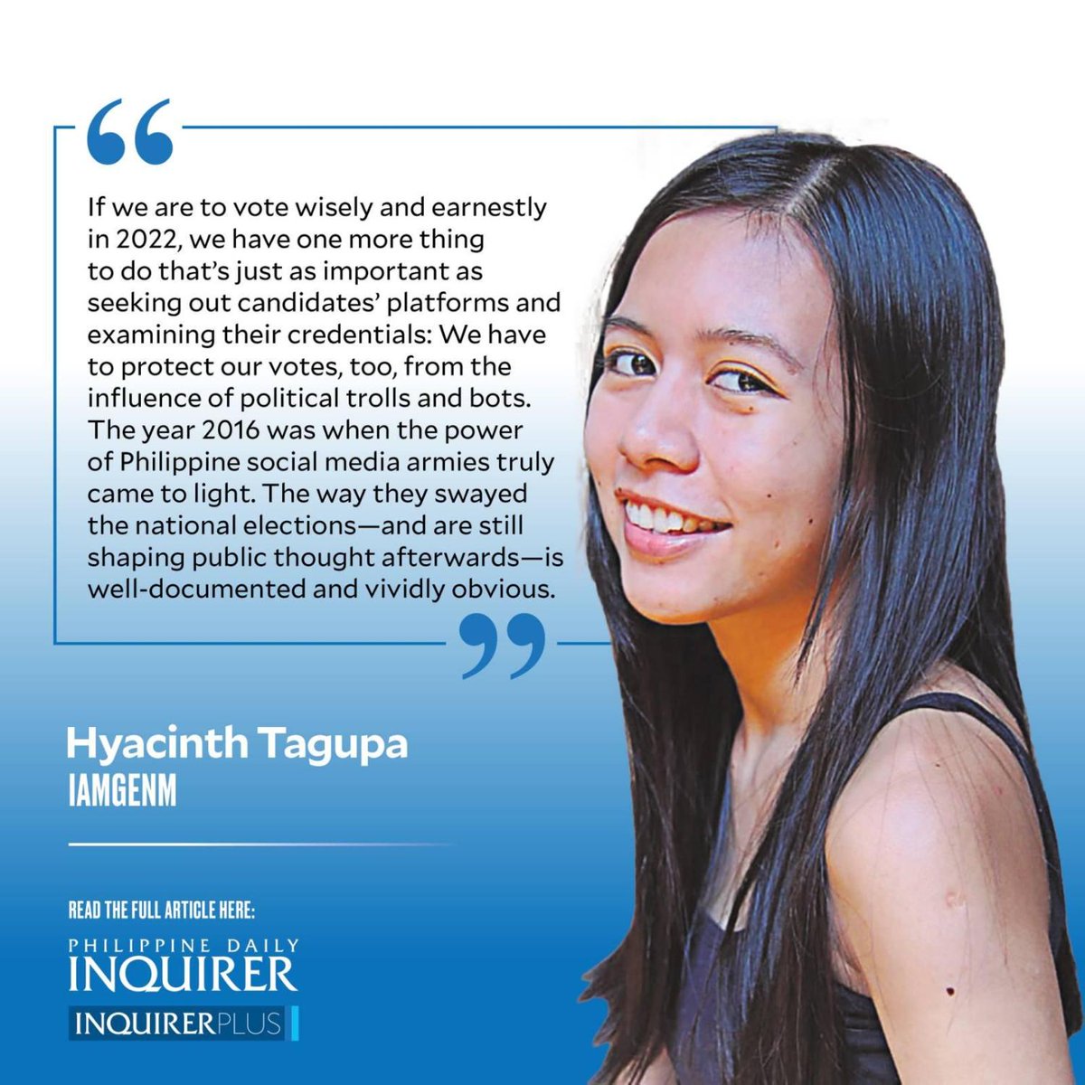Inq_Opinion's tweet photo. Today's #IAMGENM by Hyacinth Tagupa (July 2, 2021).

Visit https://t.co/xzHmlKaGvC for fearless views and more. https://t.co/dgywgBB0zm