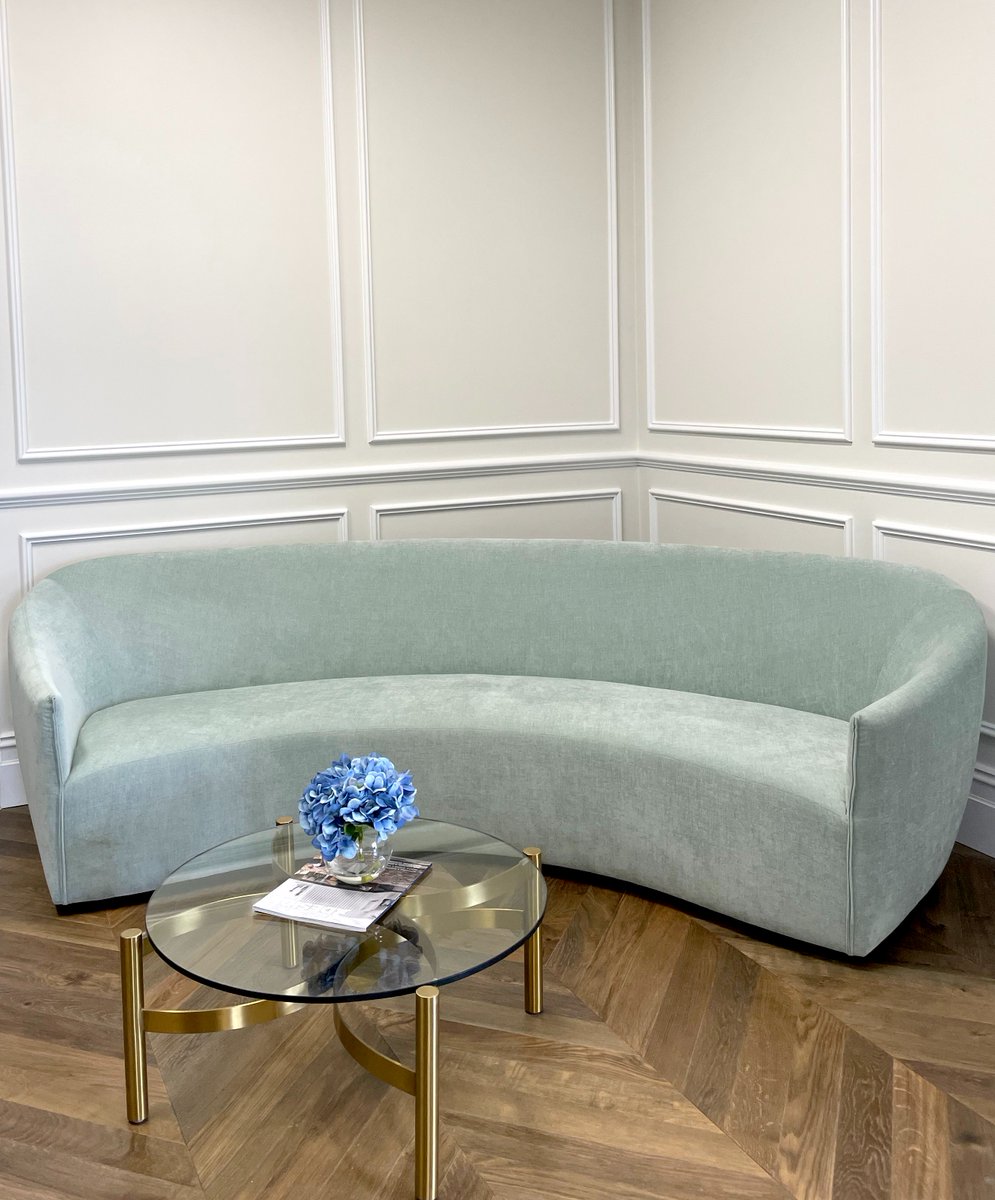Add a sense of luxury with a sage green lounge or glass table with gold features. Transform the interior design of your living room with new furniture and accessories.

#interiordesign #designtrends