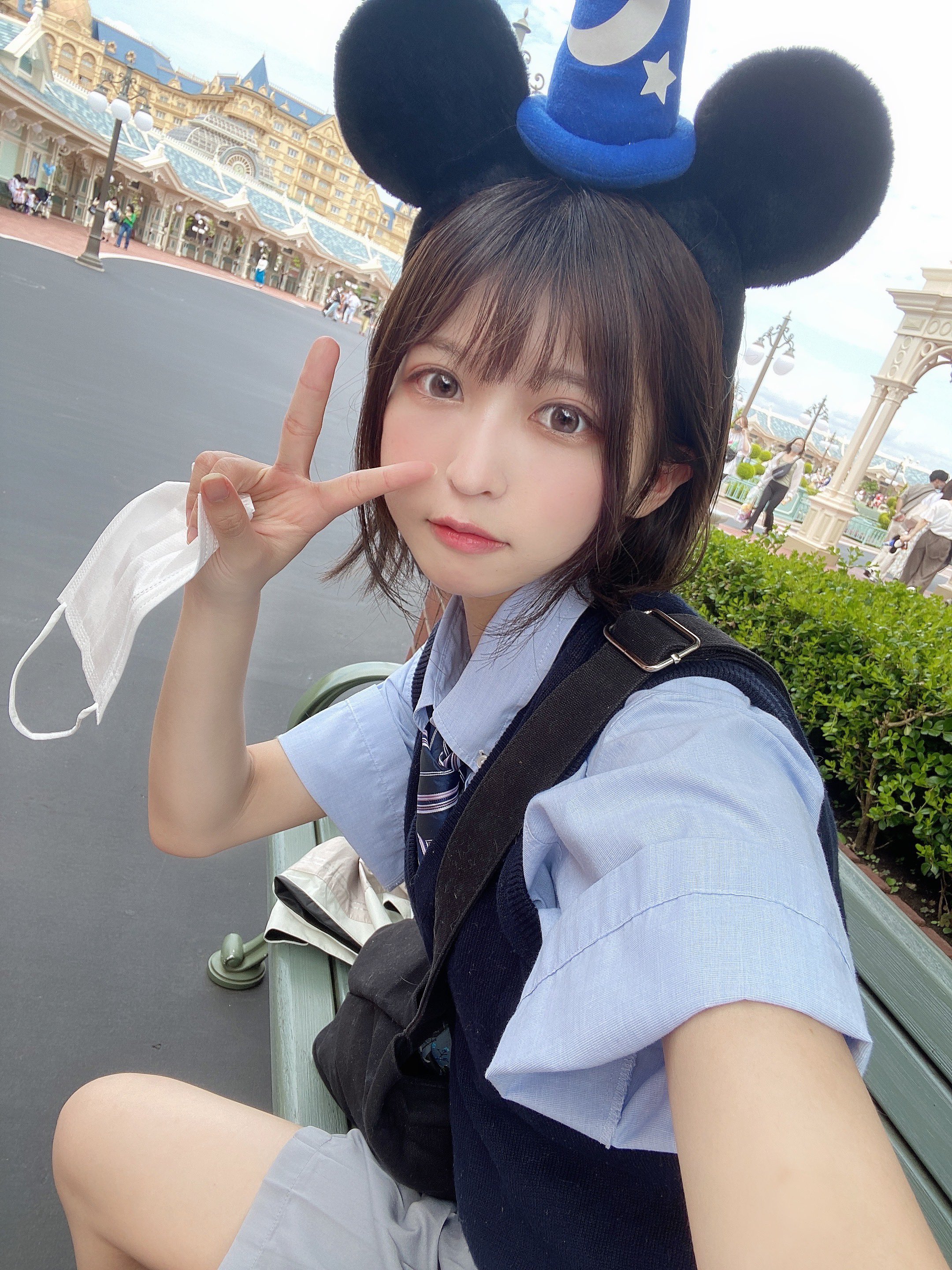 猫田 あしゅ 制服ディズニー T Co Firxfaq4gs Twitter