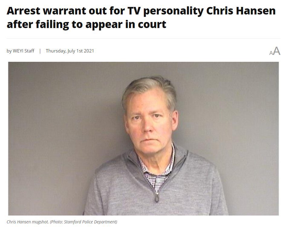 RT @KavosYT: Looks like Chris Hansen is the one who needs to have a seat https://t.co/gHrFnUfJms