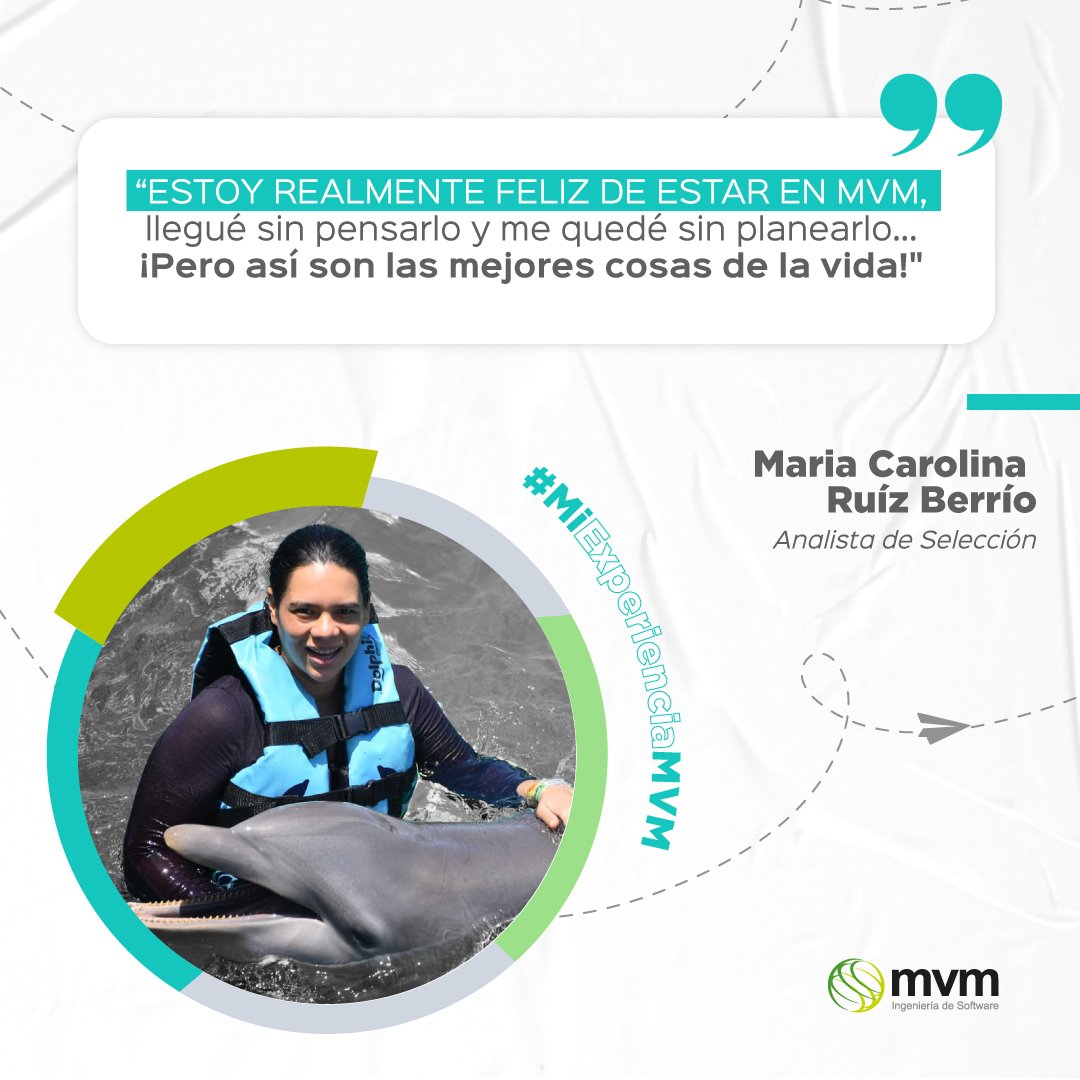 GlobalMVM's tweet photo. Gracias, Caro, porque con tu trabajo y tu forma de ser has sacado adelante grandes procesos en nuestra #FamiliaMVM
Si a ti también te gustan los retos y trabajar en una compañía que te acompañe en cada momento ¡ESTA ES TU CASA! 🤝⚡
#MiExperienciaMVM #Teletrabajo #TalentoFeliz https://t.co/V7fzvDuSf9