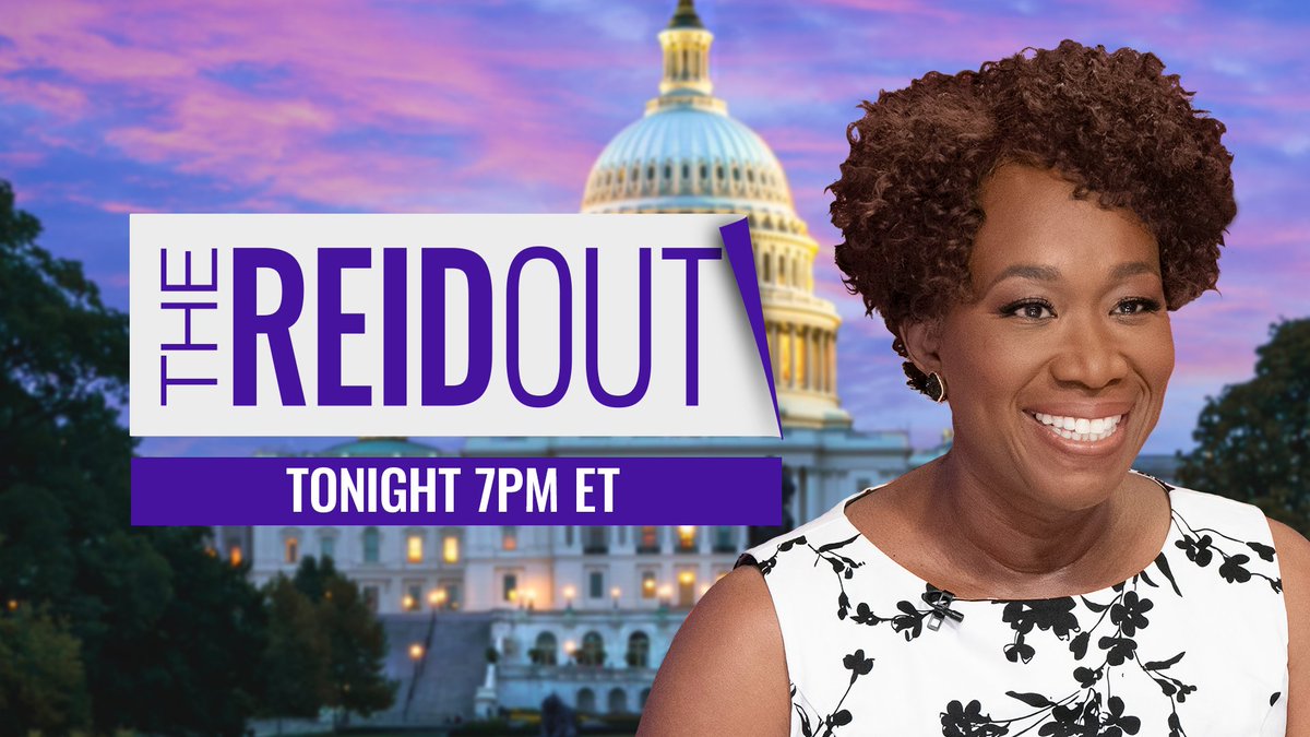 thereidout's tweet photo. #TheReidOut with @JoyAnnReid starts right now on @MSNBC! Tune in now, #reiders! https://t.co/B2LDrTBfjj