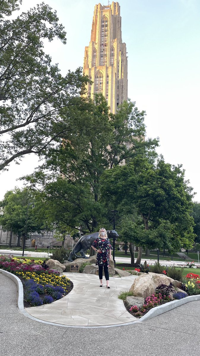 It’s my first day as Dean of @pitthonors and I am so unbelievably excited and honored to be here in the Cathedral of Learning (this was not my first day outfit, photo is from the weekend…)
