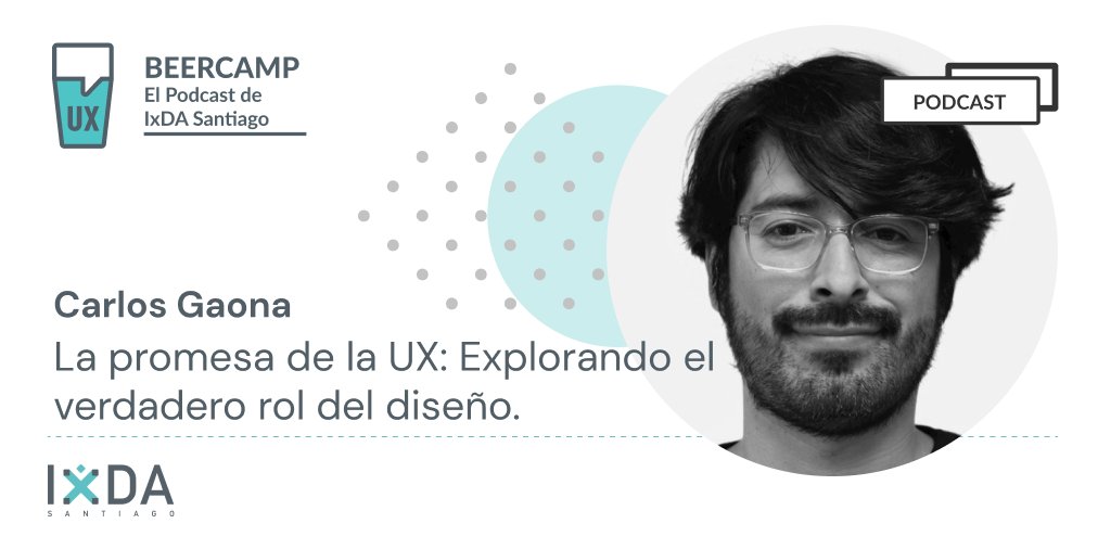 ixdasantiago's tweet photo. ¡Episodio del #BeercampPodcast! 🎉
@carlosgaona nos habla sobre el rol del diseño en un mundo ágil y vertigionoso, y cómo hace más de 20 años UX nos dejó con una promesa que aún no se ha cumplido 👀
¡A escuchar! 🎧
#ixdascl
https://t.co/a8nwsIR7Jm https://t.co/UtZrVeuzYM