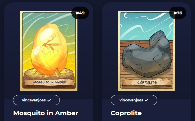 Dub_wizard's tweet photo. 🎉Let's support Vincent Van Joe!
#giveaway 1 Mosquito in Amber and 4 Coprolite!🥳

- Flw @JoeNfts @Dub_wizard 

- RT #WAX adr👇

- Ends in 24h gl🙏

👉https://t.co/6ImWL4FCLP

#NFT #NFTs #NFTCommunity #nftcollector #NFTGiveaway #NFTcollectibles #NFTartist #WAXP @WAX_io @AtomicHub https://t.co/qJZSiDD443