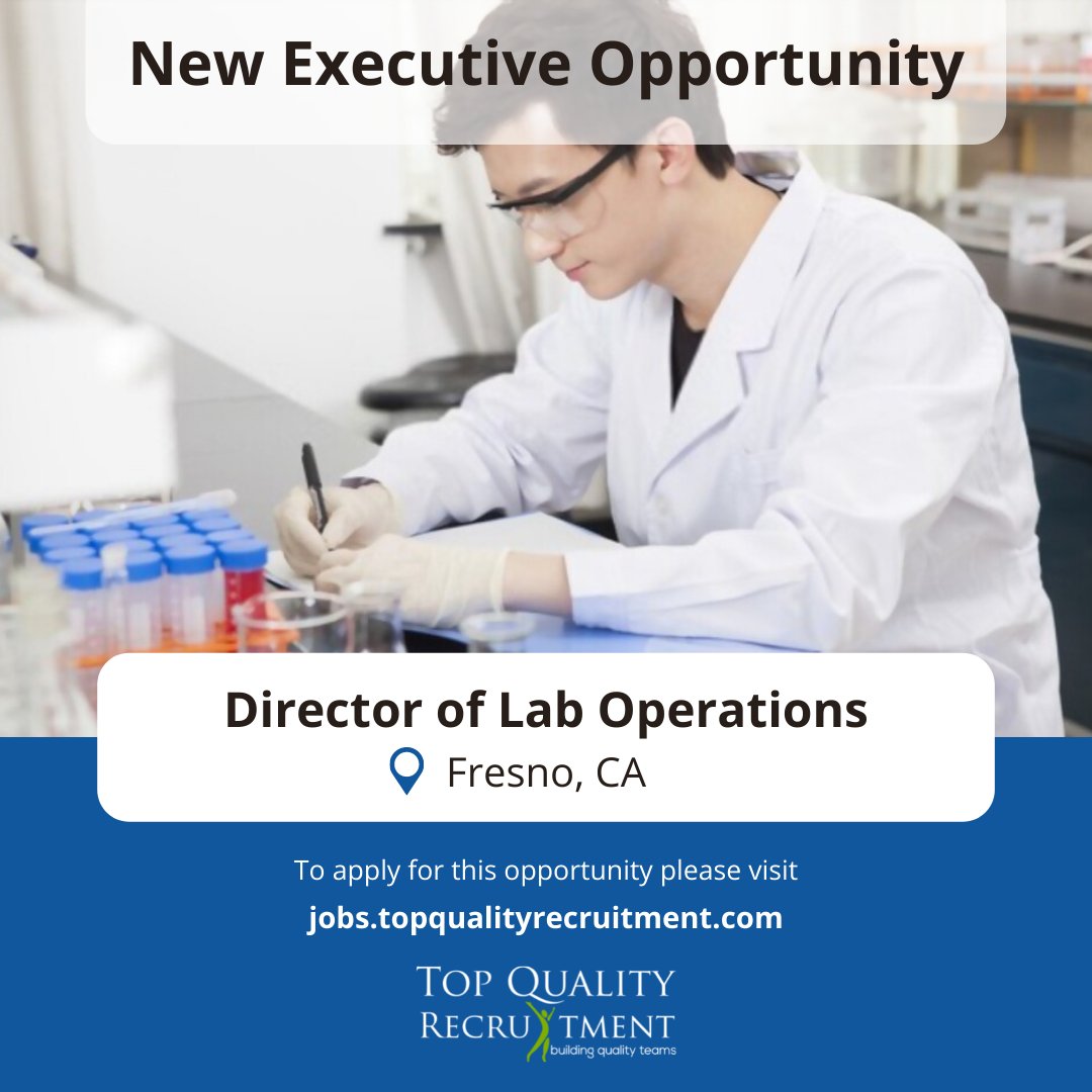 TQRNorthAmerica's tweet photo. Our client, a food technology company based out of California, is seeking a Director of Lab Operations.
Apply now: https://t.co/tQCGLYd6gM

#foodtechnology #california #LabOperations #laboratory #laboratoryoperations #Microbiology #Chemistry #Food https://t.co/trdn7U61hy