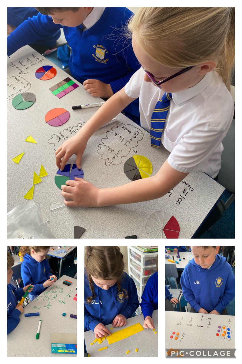 zearned's tweet image. Two truths and a lie: fraction edition

Ss in @Miss_C_23’s class used manipulatives to build a fraction museum &amp;amp; created ‘two truths and a lie’ problems with equivalent fractions for others to solve.
Now THAT’s a museum we’d ❤️ to visit! #iteachmath #Fractions