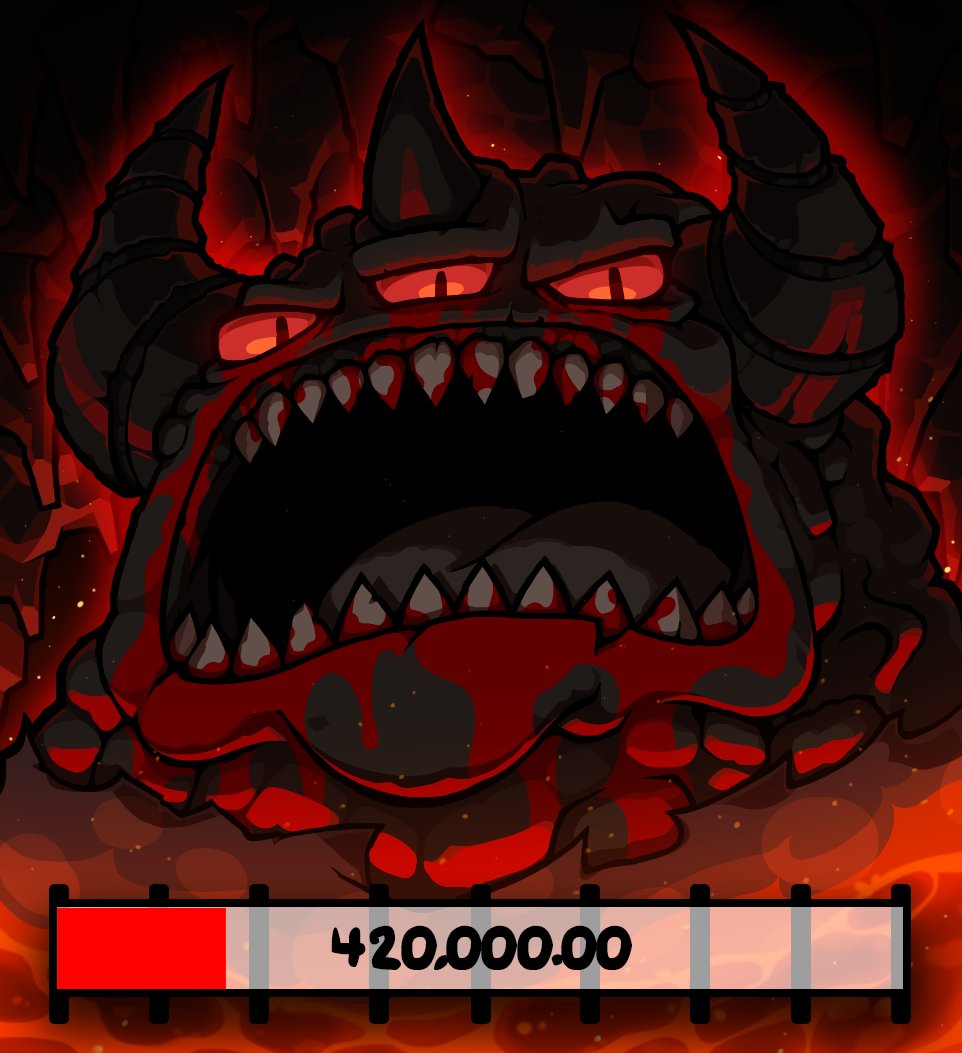 the Beast is going down! keep RTing my Pinned Tweet and tweeting #thebindingofisaac with thefoursouls.com