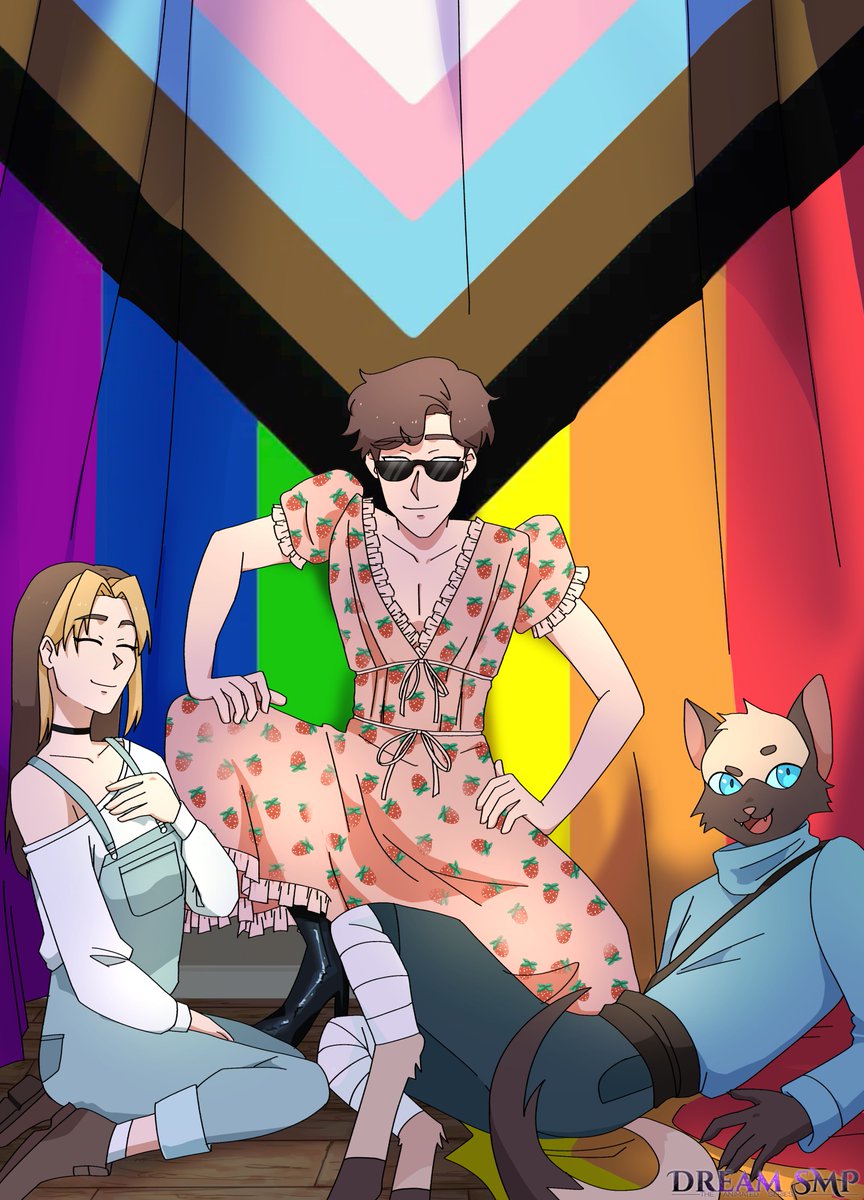 dsmptas's tweet image. You thought pride was over? :D

#DSMPTAS #dsmpfanart #nikifanart  #eretfanart #antfrostfanart