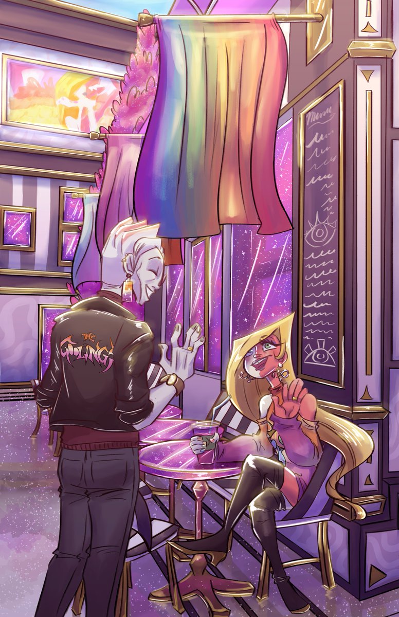 ghostelboo's tweet photo. Just because pride's over doesn't mean we have to stop celebrating our LGBT community! Here are my art pieces from the @VinylCityPride zine! 🌈✨
#NoStraightRoads #NSR #nostraightroadsfanart #nsrmayday #nsrzuke #nsreve #nsrtatiana #PrideMonth2021 #Pride2021 https://t.co/vYKM7QdIY4