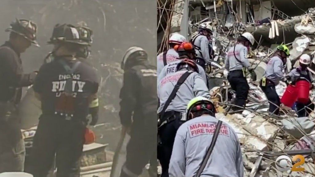 CBSSacramento's tweet photo. Rescue efforts in Florida building collapse trigger memories for 9/11 first responders #cbslocal news #feedly https://t.co/egb9U50tjp https://t.co/ObtAq0p9Jp