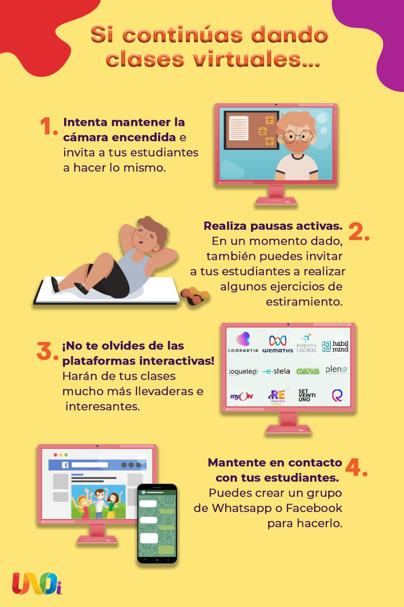 ¡Comparte estos tips con tus compañeros y compañeras docentes! 👩🏻‍🏫👨🏻‍🏫#Colombia #RegresoAClasesSeguro #RegresoSeguroAClases