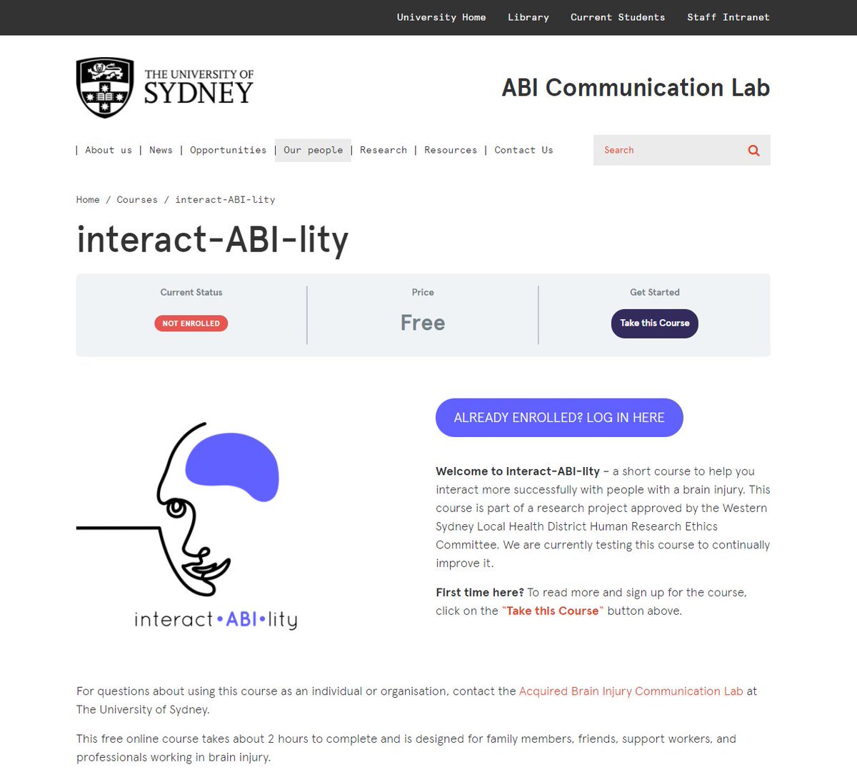 LissBEE_CPSP's tweet image. The @ABICommLab interact-ABI-lity course (to support people to have better conversations with people who have an acquired brain injury) is now available FREE here: abi-communication-lab.sydney.edu.au/courses/intera… #HeadsTogether2021