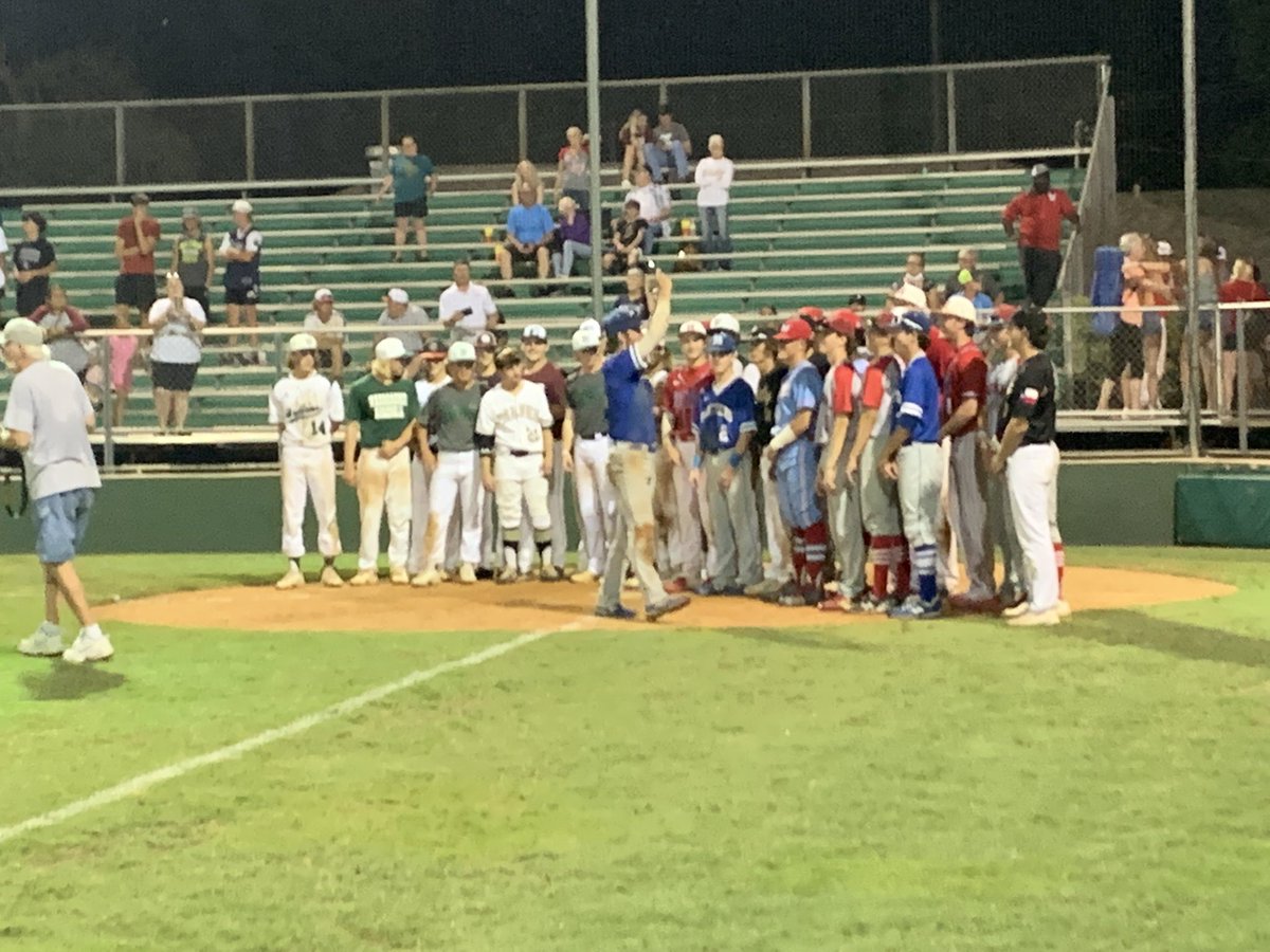 MaypearlBsBall's tweet photo. Great finish to an amazing season for these young men!! Thank you to ALL who represented their schools tonight in the Allstar game. @SportsDownhome @michaeltodd_18 @FrazierColt @ClayPayne14 @Jake_frazier34 https://t.co/CZUesRLqUJ