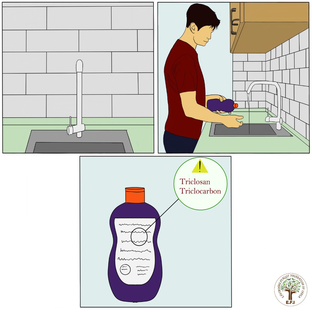 EFIVolunteer's tweet photo. Insan-itary Side Effects #EnvironComics
Every chemical product that we use in our households such as detergents, floor cleaners and more have a huge impact on our environment
Switch to eco-friendly products now!
#EFI #SanitaryProducts #ForNature https://t.co/utI6uRhuUA