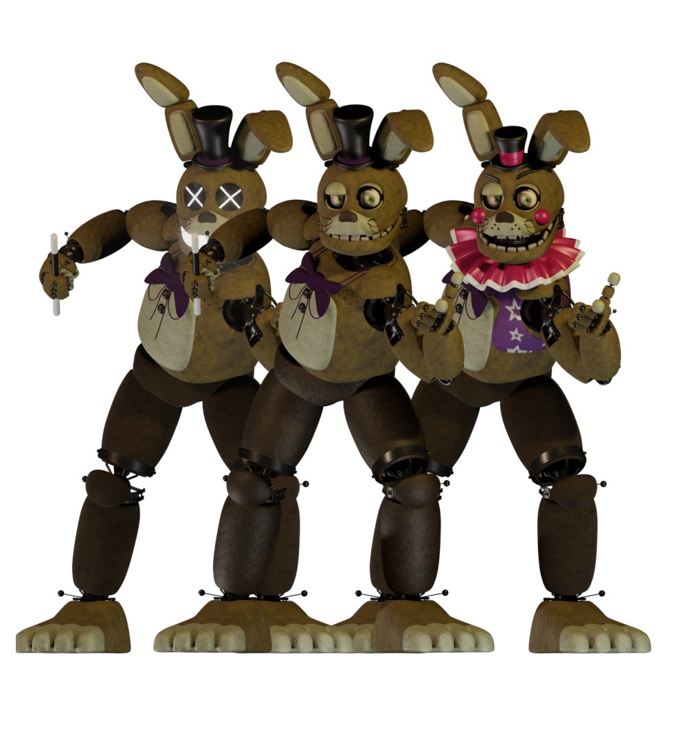very much logic bench Spiney on Twitter: "SPRINGTRAP AND SPRINGBONNIE V7 BY OZZY? BLENDER  2.8/2.9(FIX MATERIAL ON SPRINGBON) model by: @RealTorres15 sfm port by  @spring_tf2 c4d port by @Souger4 sfm:https://t.co/PCCV0bVVWA  c4d:https://t.co/m87uRohiFm blender 2.9:https://t.co ...