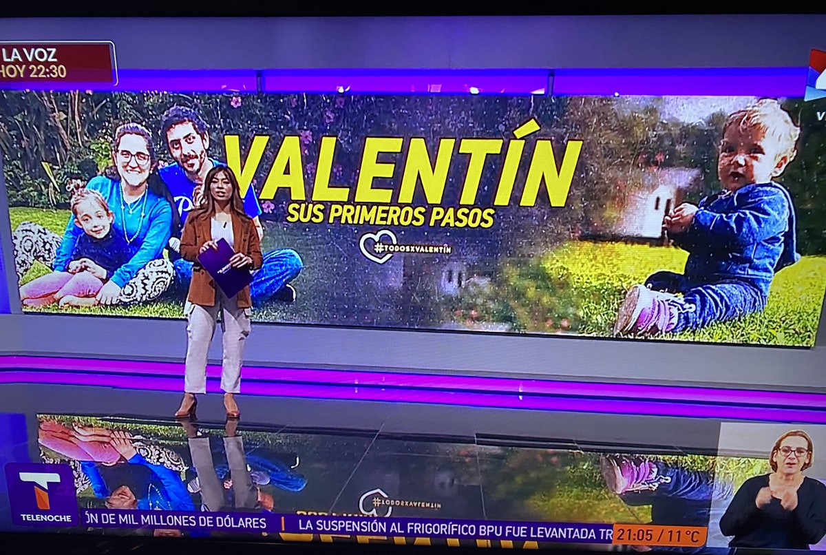 Gracias <a href="/TelenocheUy/">Telenoche</a> <a href="/yiselamoreira/">Yisela Moreira</a> <a href="/darokneubu/">Daro Kneubuhler</a> <a href="/maguipradop/">Magdalena Prado Pesce</a> y <a href="/dcastro65/">Daniel Castro</a> por acompañar a valen en todo este proceso. Donde vean 1% de posibilidad, tengan 99% de fe “ ❤️❤️❤️