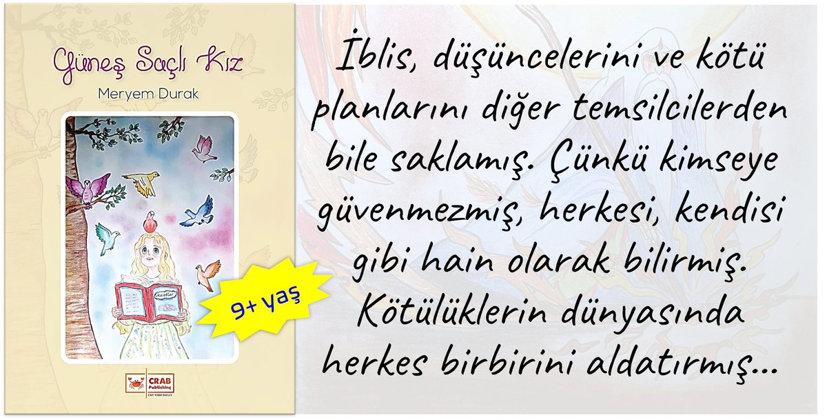 Masallar ülkesindeki çocuklar, analarının beşiğini tıngır mıngır sallar iken dünyadaki bütün çocuklar Ay Masalları dinlermiş. Ay masallarını büyükler anlatır, çocuklar dinlermiş. 

GÜNEŞ SAÇLI KIZ / Meryem Durak
crabpublishing.com/kitaplarimiz/c…
