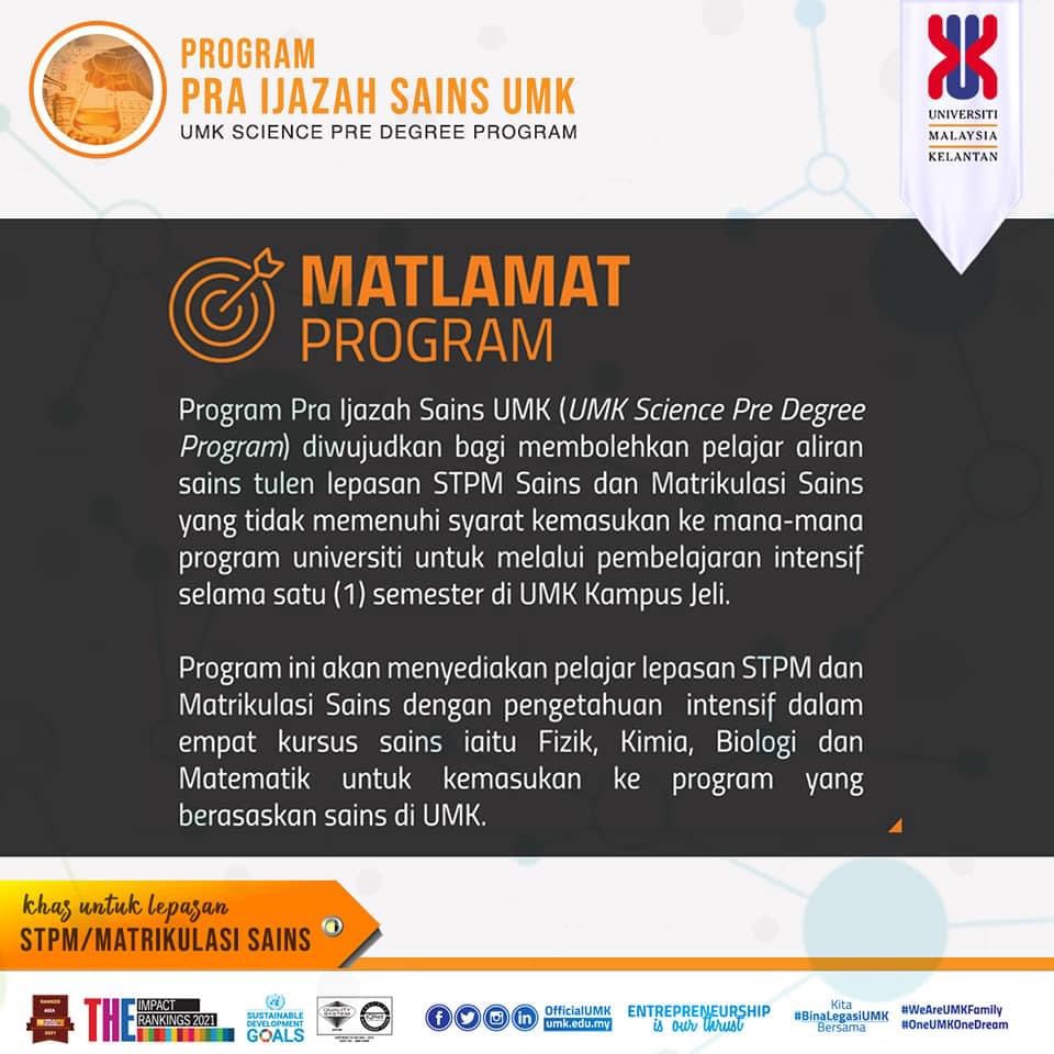 UMKPersediaan's tweet photo. Tahniah kepada semua pelajar yang mendapat keputusan STPM semalam !

Bagi yang kurang memuaskan, tidak mengapa 'COME AND GRAB YOUR SECOND CHANCE WITH UMK!"

#stpm #lepasanstpm #stpm2017 #stpm2018 #stpm2019 #stpm2020 #stpm2021 #stpmsains #matrikulasi #matrikulasisains https://t.co/gkX5PqdbrH