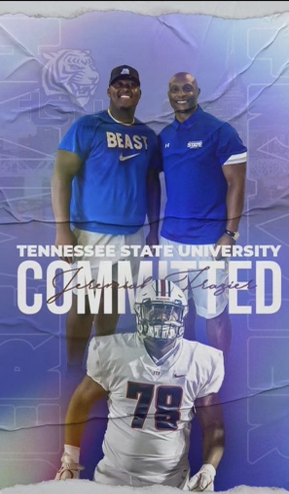 JeremiahFrazi19's tweet photo. #AGTG I’m 100% Committed Nashville Let’s Get To Work‼️ #roarcity @THERayRudolph_ @EddieGeorge2727 @jkells235 @CoachCraw_ https://t.co/T7gI7noQbK