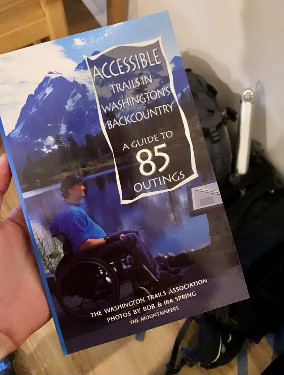 Ran back over to Harborview today after rotating off to give this book to a patient I’ve been working with the last 3 weeks. His reaction was the win I needed after a very challenging few months, and an awesome start to PGY4. #outdoorsisforall #makeoutdoorsaccessible #getoutside