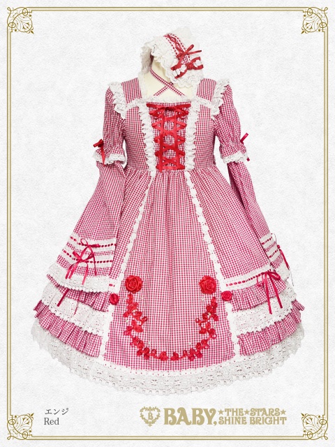 ⭐︎BABY新作情報⭐︎】ギンガムチェック巻きバラドールワンピースがご