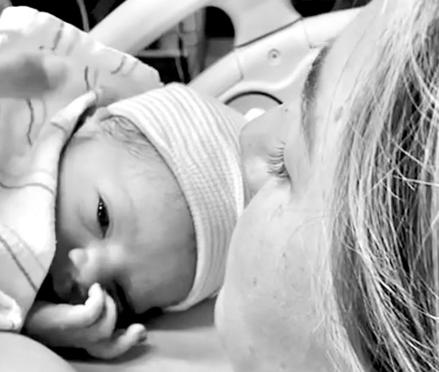 Coach <a href="/NookieBrown22/">Nathaniel Brown</a> has doubled up on his dad muscles today! Congratulations to Nathaniel and Bri!