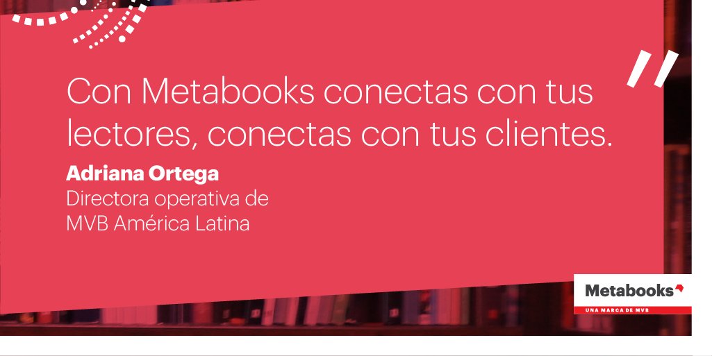 mvblatam's tweet photo. #MetabooksConecta 🔄

✅  "Muchas veces los editores piensan que los #metadatos son un registro, la ficha técnica en orden, pero en realidad, los metadatos son flujo de información que se puede rentabilizar para diferentes canales comerciales del libro." 📚📲🛒 https://t.co/XKkUghJC9a