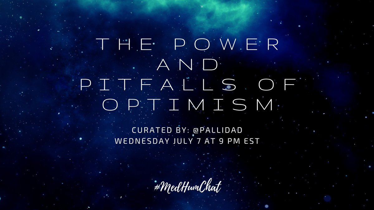 Join us on July 7 at 9 PM EST for our next #MedHumChat curated by our own <a href="/PalliDad/">Matthew Tyler</a>. This chat is perfect with all of the changes July brings each year in the medical community. #MedTwitter #MedStudentTwitter #residency