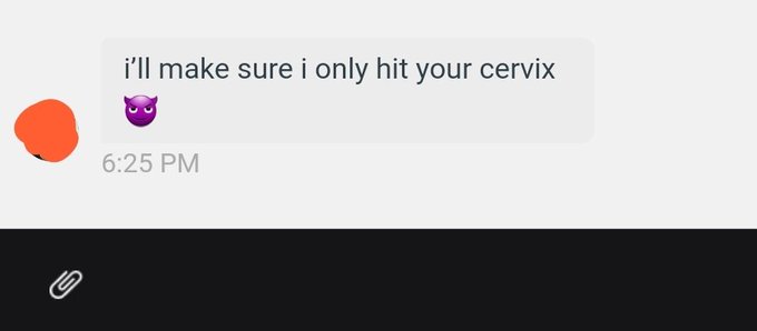 😭😭😭😭 Do guys think we want our cervix bruised? I'm a masochist but damn... that's not the right kind