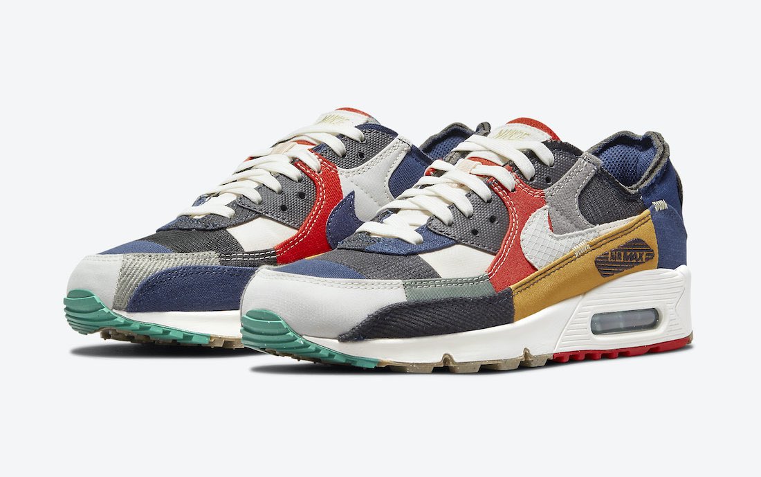 Evaporar legación famoso KicksOnFire on Twitter: "The women's Nike Air Max 90 “Legacy” employs  patchwork graphics and repurposed materials to highlight sustainable design  practices that look to the future. A release is scheduled for July