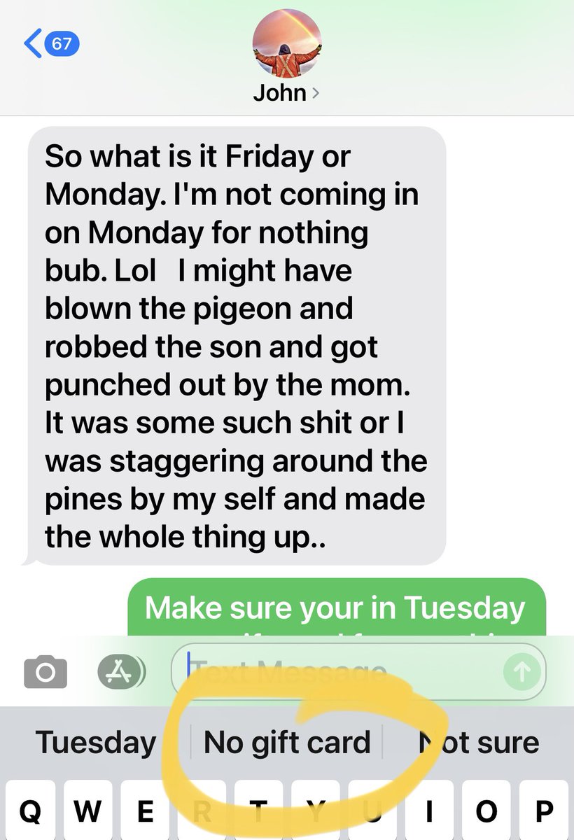 Every year <a href="/_infamous_pants/">infamous_pants</a> makes sure to harass me about what day we are taking off

Got to love that predictive text 😂
@surreal_mcnally <a href="/JonLeeder/">Jon.Leeder</a>