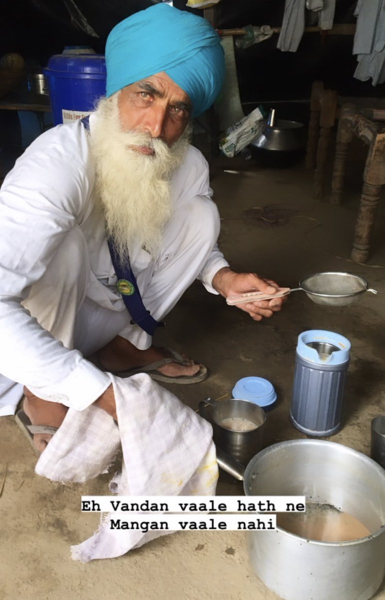 __Taman's tweet photo. Their humbleness in tough conditions make us learn so much
#FarmersProtest 
 #मोदी_ही_डकैत_है https://t.co/Q6VJyDoTiw