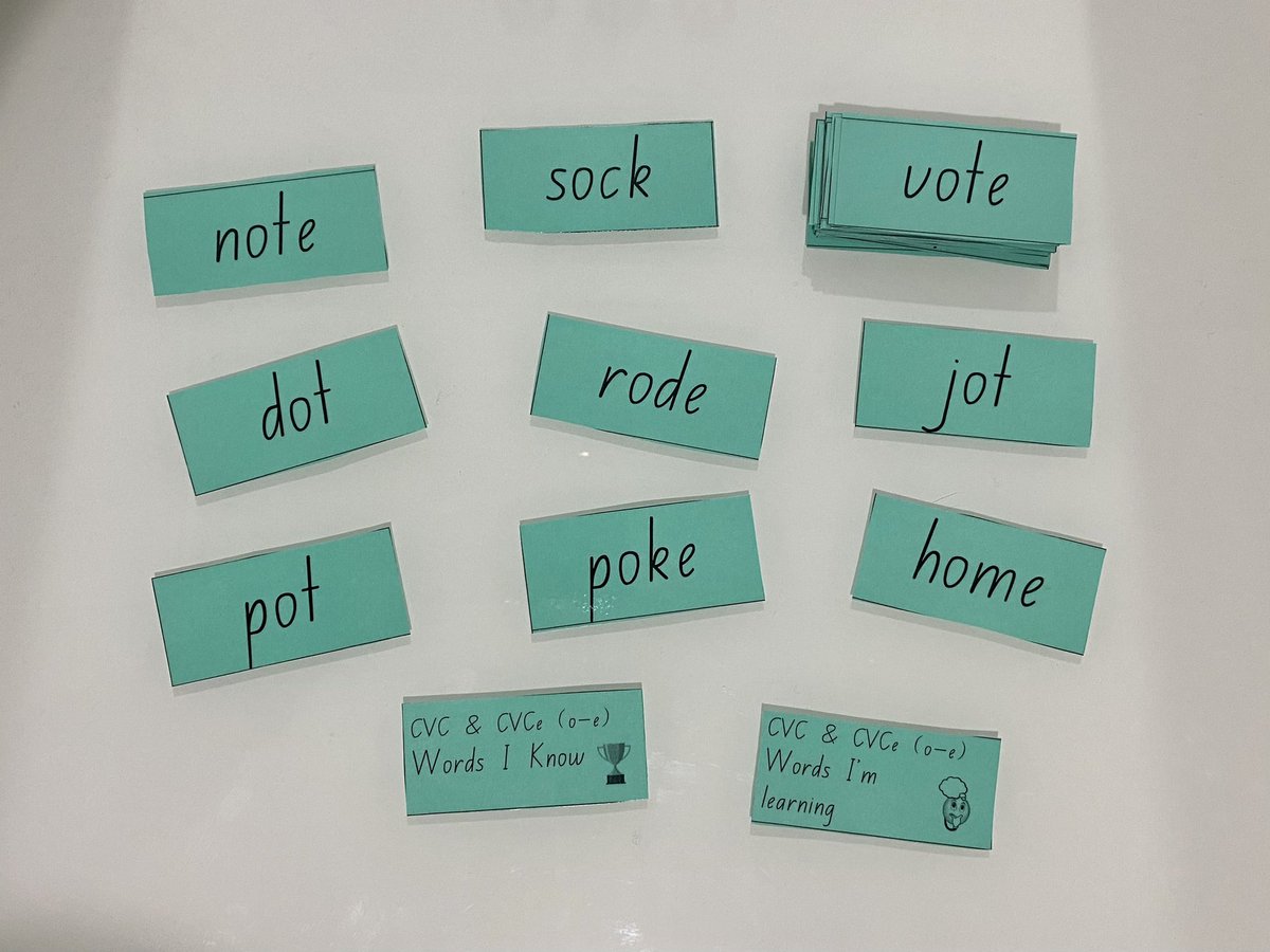 MiaKaterina1's tweet photo. Resource Spotlight: Bossy E practice!
These little cards are divided into different Bossy E groups. On one side of the key ring are words that they’re learning, on the other is words that they’ve mastered. New words are added each week as they progress! #ACUedu_p https://t.co/RIvhaNHWiw