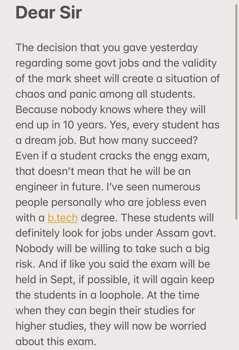 bikidullah's tweet photo. To @ranojpeguassam Sir..a request from a teacher..regarding the decision on the validity of the marksheet and it’s future value in some govt jobs. https://t.co/IwnvK009PY