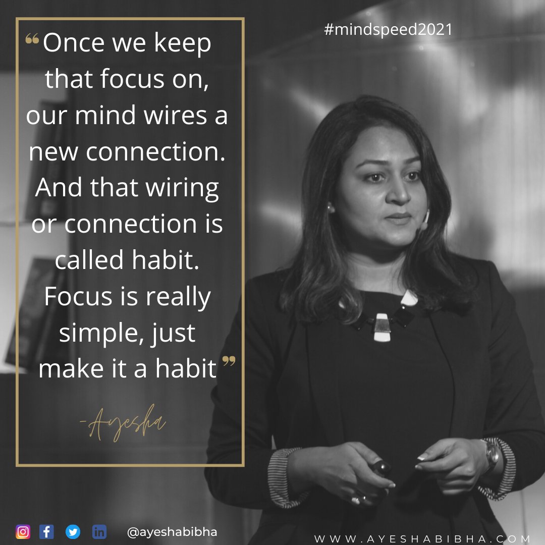 ayeshabibha's tweet photo. If we really want to move from the place where we are at, if we have that as our priority, the focus on a small action will make that happen.

#mindspeed
#ayeshabibha

Subscribe to my newsletter now!
https://t.co/yAuH9zzUnv
Grab a copy of my book here:
https://t.co/6qpd77aLVx https://t.co/jKIcbWpfBW