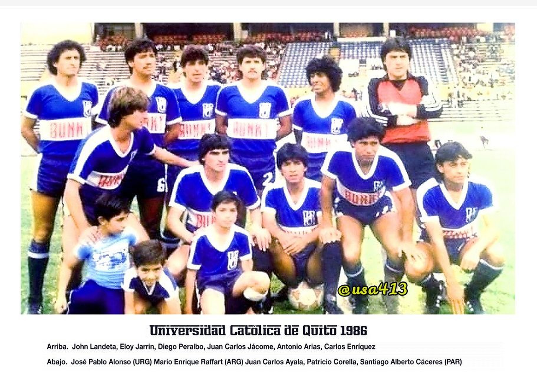 NOVILLO on Twitter "Universidad Católica de Quito 1986 https//t