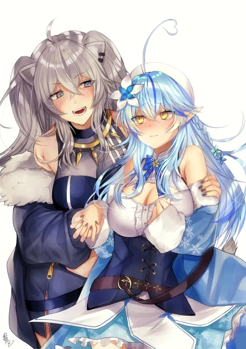 ししらみ #ホロライブ #獅白ぼたん #ししらーと #雪花ラミィ #LamyArt https://t.co/XIrj4An38G 