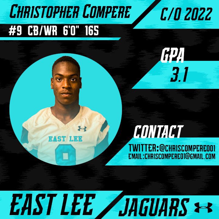 coachPJGibbs's tweet photo. 🚨🚨🚨 ATTENTION COLLEGE COACHES 2022 DB/WR @chriscompere001 dynamic, physical, high football IQ..multiple sport athlete..DM for transcripts #DYJ 🐆⬆️☠️ https://t.co/QgtMOD2Vve