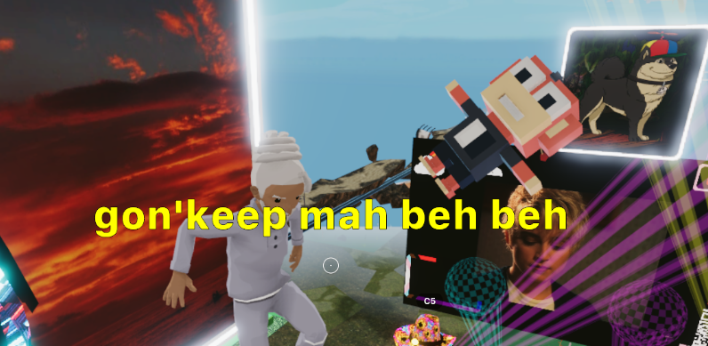 dead6ca7's tweet photo. I'm really grateful for all the #FloatGang in #Decentraland #Metaverse : There's a place for those interested in art and innovation : I'm happy to be part of the vibe : #Madonna #BoredApeYachtClub #ApeBits #VoxelApes #DJ #PoapDeck : $MANA $ETH $BTC https://t.co/NMrGb1kEPT